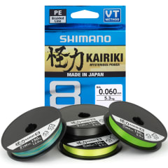 linea trenzada SHIMANO Kairiki (8 hebras) 150 mts.
