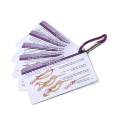 Tarjetas con los mejores nudos de pescador
