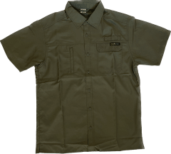 Camisa Outdoor Verde Musgo M/C