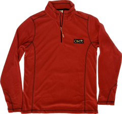 Micro Polar medio cierre color Rojo