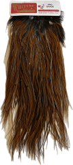 Whiting Dry Fly Hackle, Pro Grade Midge Saddle, Furnace