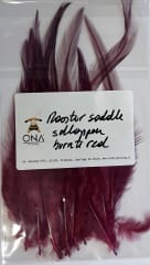 Rooster Saddle Schalppen ONA Burnt Red