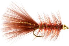 Crystal Bugger Brown Beadhead