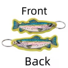 Llavero Pescador Trucha Arcoiris