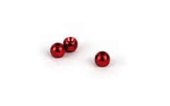 Tungsten Beads Metalic Red