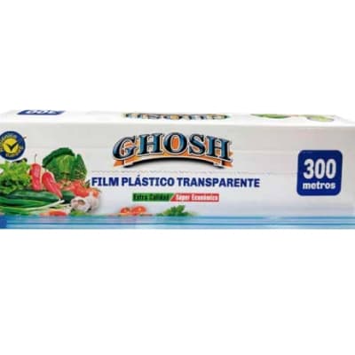 FILM PLASTICO TRASPARENTE 300mts GHOSH