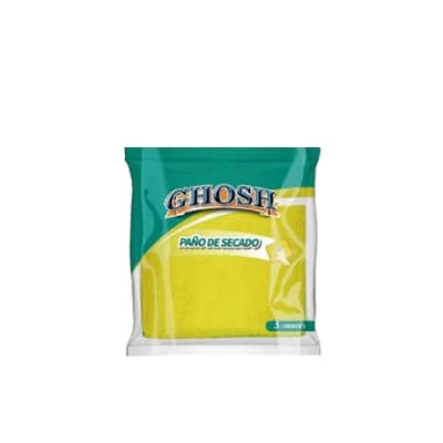 PAÑO SECADO AMARILLO MULTIUSO x3u GHOSH