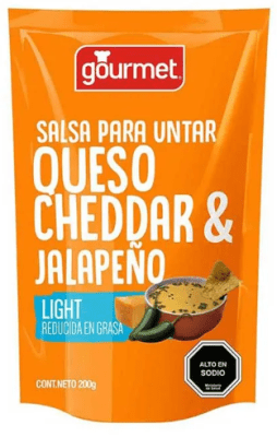 SALSA PARA UNTAR CHEDDAR Y JALAPEÑO 200GR