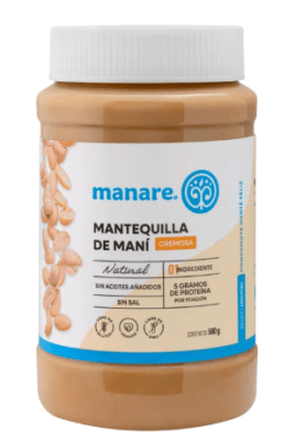 MANTEQUILLA DE MANI 500GR
