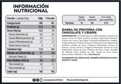 PROTEIN BITE 55GR BLACK & WHIT