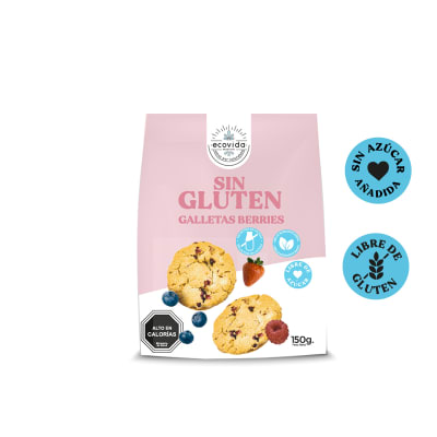 ECOVIDA GALLETAS BERRIES 150GR