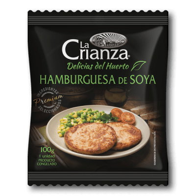 LA CRIANZA HAMBURGUESA DE SOYA 100GR
