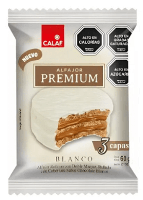 CALAF ALFAJOR PREMIUM 60GR BLANCO