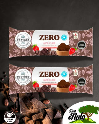 ECOVIDA ZERO GALLETA 225gr CHOCOLATE Y FRUTILLA