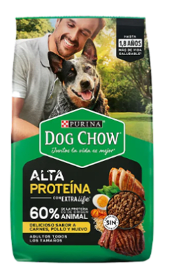 DOG CHOW ALIMENTO ALTA PROTEÍNA 3K