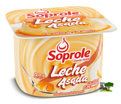 LECHE ASADA CON SALSA CARAMELO 120GR