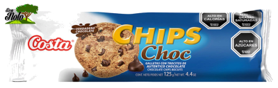 CHOCO CHIPS 125GR