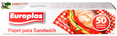 EUROPLAS PAPEL PARA SANDWICH 50u