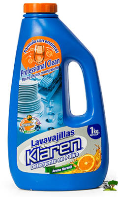 KLÁREN LAVAVAJILLAS DETERGENTE EN POLVO 1K