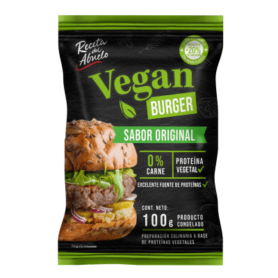 VEGAN BURGER ORIGINAL 100GR RECETA DEL ABUELO