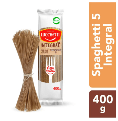 LUCCHETTI SPAGHETTI 5 INTEGRAL 400GR