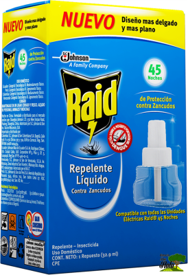REPUESTO LIQUIDO ENCHUFE RAID