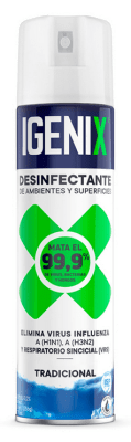 DESINFECTANTE EN AEROSOL 360CC IGENIX