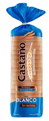 PAN BLANCO 570gr CASTAÑO