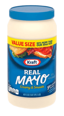 KRAFT REAL MAYO POTE 1.26KG
