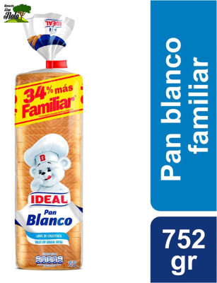 PAN BLANCO FAMILIAR XL