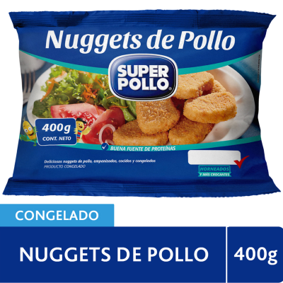 SUPER POLLO NUGGETS POLLO 400GR