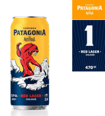 AUSTRAL PATAGONIA RED LAGER LATA 470cc