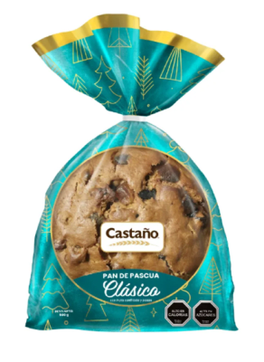 PAN DE PASCUA 500GR CLASICO CASTAÑO