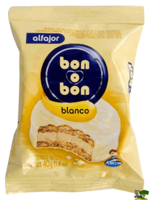 BON O BON ALFAJOR BLANCO 40GR