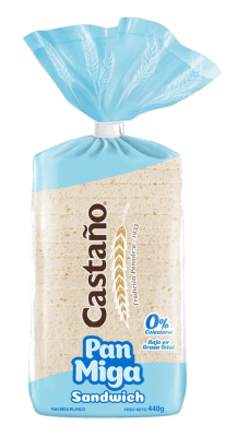 PAN MIGA SANDWICH 440GR CASTAÑO