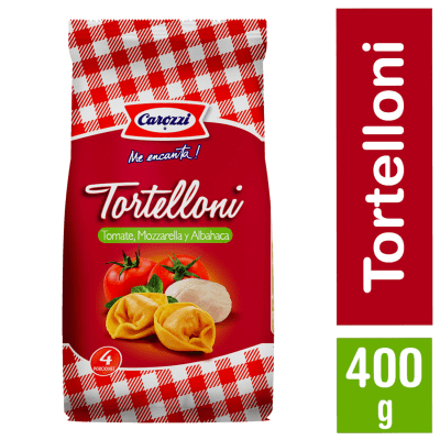 TORTELLINI TOMATE, MOZZARELLA Y ALBAHACA 400GR