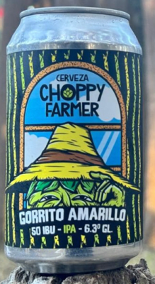 CHOPPY FARMER LATA SOMBRERO AMARILLO 330cc