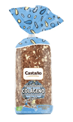 PAN SEMILLA 400gr MULTIGRANO +COLAGENO CASTAÑO