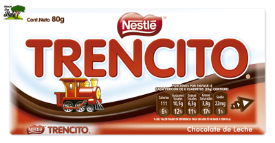 TRENCITO CHOCOLATE DE LECHE 80GR