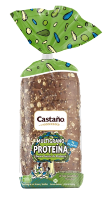 PAN SEMILLA 400gr MULTIGRANO +PROTEINA CASTAÑO