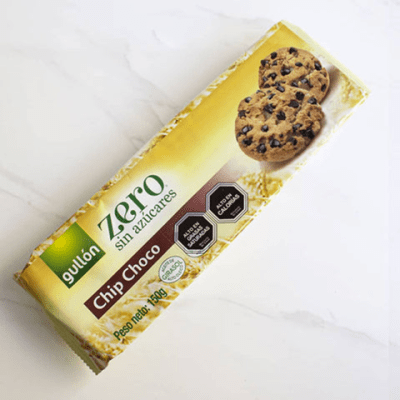 CHIP CHOCO S/AZUCAR 150G GULLON