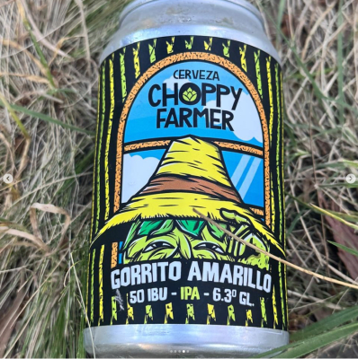 CHOPPY FARMER LATA SOMBRERO AMARILLO 330cc
