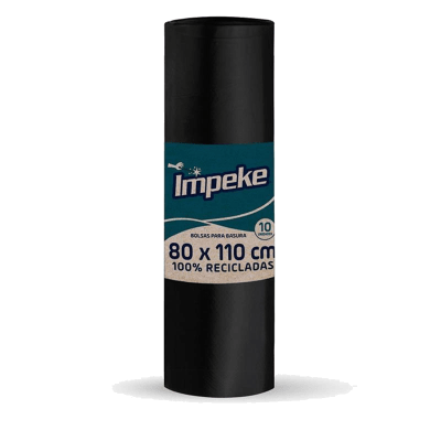 IMPEKE BOLSAS DE BASURA 80x110 10u