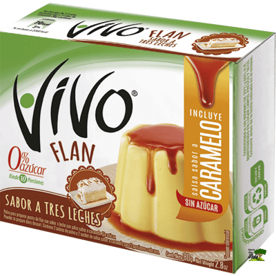 FLAN POLVO TRES LECHES 80GR
