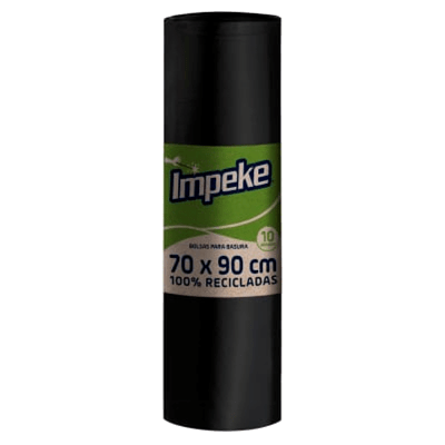 IMPEKE BOLSAS DE BASURA 70X90 10U