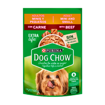 DOG CHOW SOBRE ADULTO CARNE 100GR