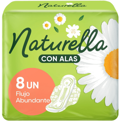 NATURELLA TOALLA CON MANZANILLA 8u
