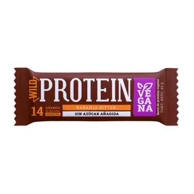 WILD PROTEIN BARRA 45GR NARANJA BITTER