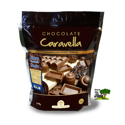 COBERTURA DISCOS DE CHOCOLATE NEGRO 1K