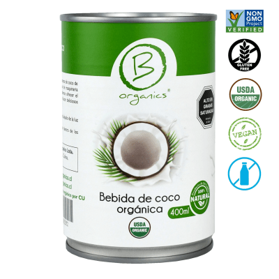 BEBIDA DE COCO ORGANICA 400ML B ORGANIC